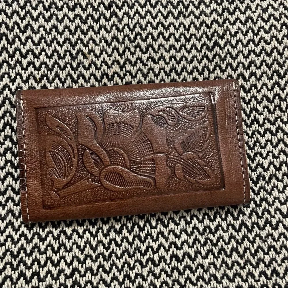 Vintage Tooled Leather Wallet